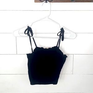 Adjustable-Strap Crop Top